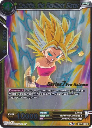 Caulifla, the Resilient Sister (BT7-084_PR) [Assault of the Saiyans Prerelease Promos]