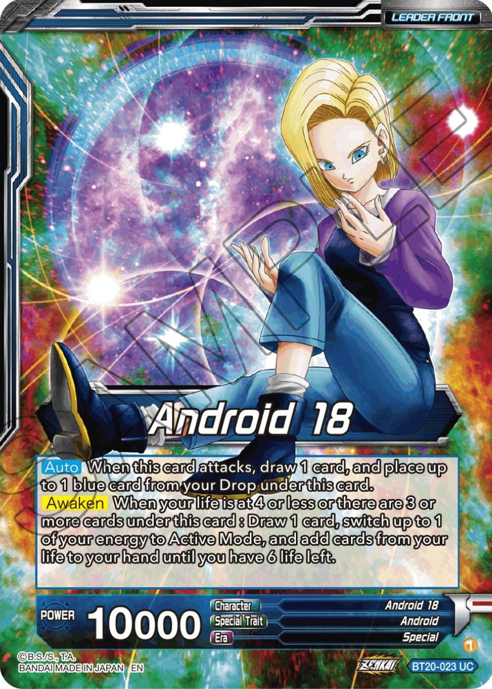 Android 18 // Android 18, Impenetrable Rushdown (BT20-023) [Power Absorbed Prerelease Promos]