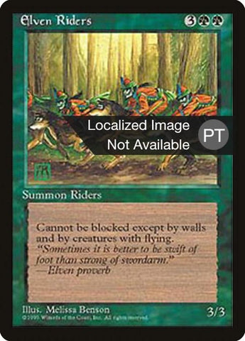 Elven Riders [Fourth Edition (Foreign Black Border)]