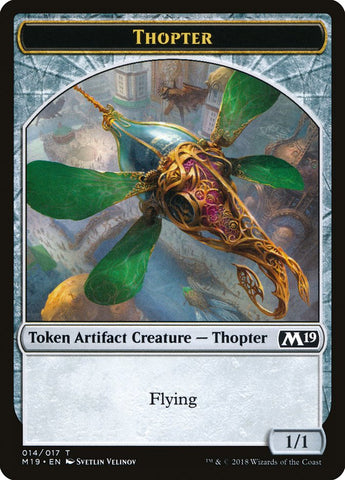 Knight // Thopter Double-sided Token (Game Night) [Core Set 2019 Tokens]