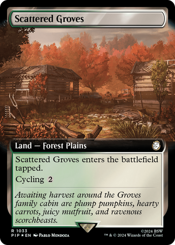 Scattered Groves (Extended Art) (Surge Foil) [Fallout]