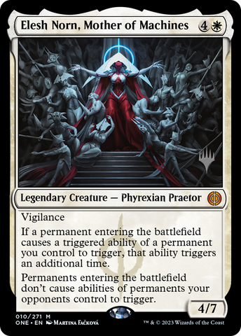 Elesh Norn, Mother of Machines (Promo Pack) [Phyrexia: All Will Be One Promos]