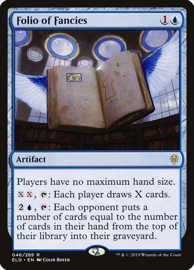 Mtg Throne of Eldraine Rare Folio of Fancies #46