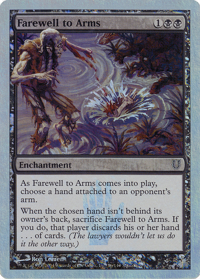 Farewell to Arms (Alternate Foil) [Unhinged]