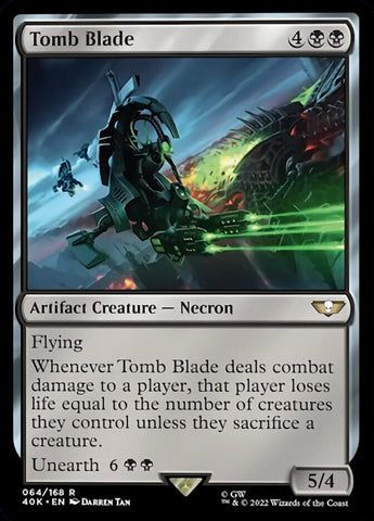 Tomb Blade (Surge Foil) [Universes Beyond: Warhammer 40,000]