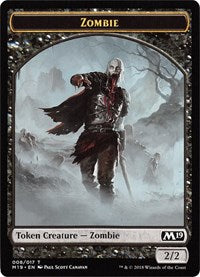 Zombie // Goblin Double-sided Token (Game Night) [Core Set 2019 Tokens]