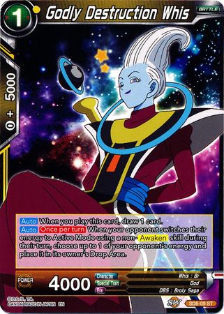 Godly Destruction Whis (Starter Deck - Rising Broly) (SD8-09) [Destroyer Kings]