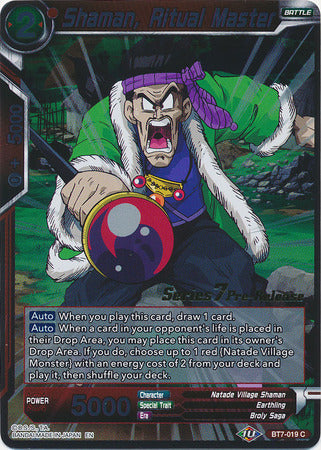 Shaman, Ritual Master (BT7-019_PR) [Assault of the Saiyans Prerelease Promos]