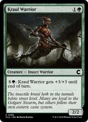 Kraul Warrior [Ravnica: Clue Edition]