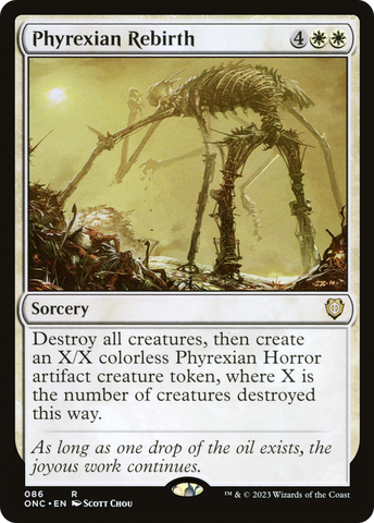 Phyrexian Rebirth [Phyrexia: All Will Be One Commander]