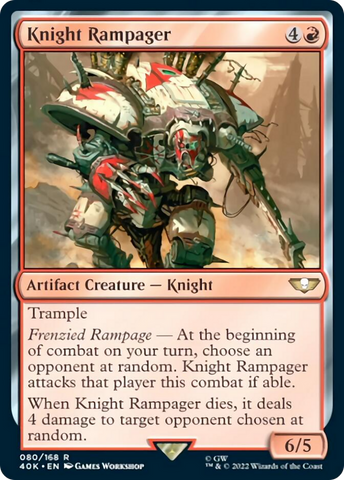 Knight Rampager (Surge Foil) [Universes Beyond: Warhammer 40,000]