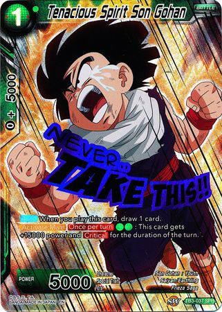 Tenacious Spirit Son Gohan (SPR) (TB3-037_SPR) [Clash of Fates]