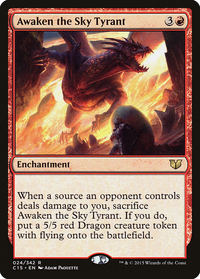 Awaken the Sky Tyrant [Commander 2015]