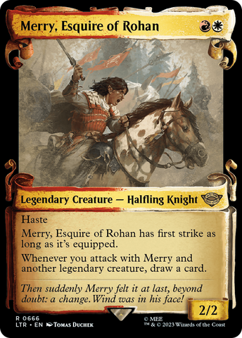 Merry, Esquire of Rohan [The Lord of the Rings: Tales of Middle-Earth Showcase Scrolls]