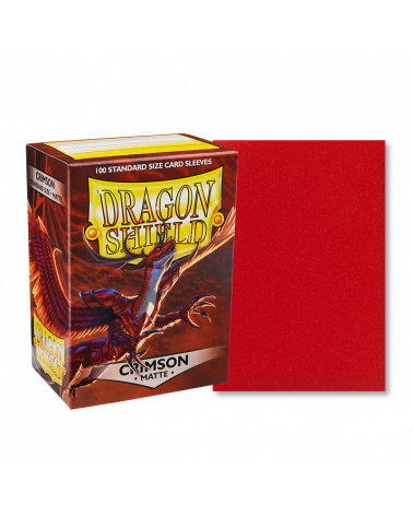 Dragon Sheild Standard Size - Crimson