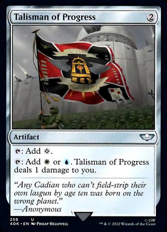 Talisman of Progress (Surge Foil) [Universes Beyond: Warhammer 40,000]