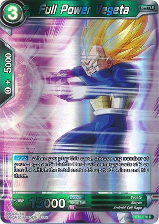 Full Power Vegeta (BT2-076) [Union Force]