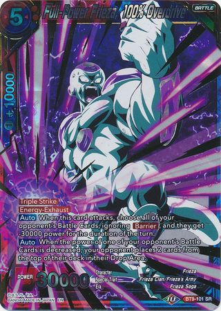 Full-Power Frieza, 100-Percent Overdrive (BT9-101) [Universal Onslaught]