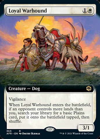 Loyal Warhound (Extended Art) [Dungeons & Dragons: Adventures in the Forgotten Realms]