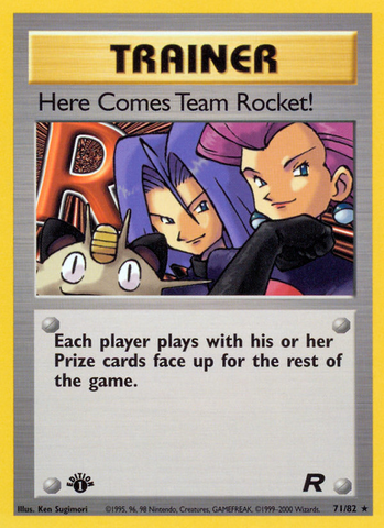 Here Comes Team Rocket! (71/82) [Team Rocket 1st Edition]