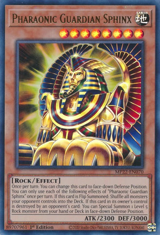 Pharaonic Guardian Sphinx [MP22-EN070] Ultra Rare