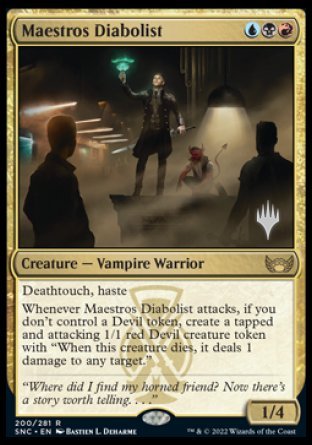 Maestros Diabolist (Promo Pack) [Streets of New Capenna Promos]