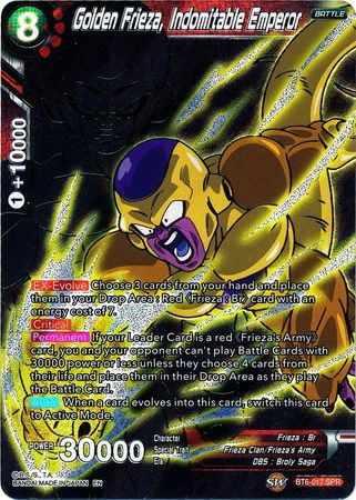 Golden Frieza, Indomitable Emperor (SPR) (BT6-017_SPR) [Destroyer Kings]