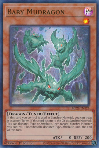 Baby Mudragon [MP22-EN172] Ultra Rare