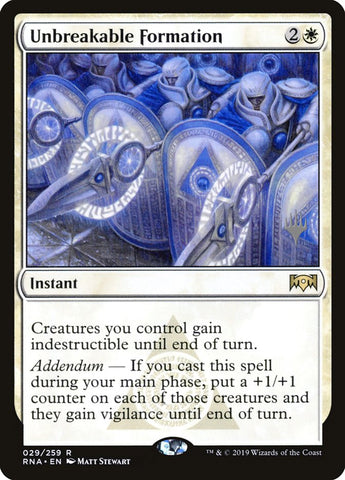 Unbreakable Formation [Ravnica Allegiance Promos]