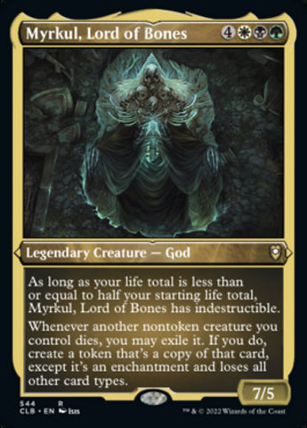 Myrkul, Lord of Bones (Foil Etched) [Commander Legends: Battle for Baldur's Gate]