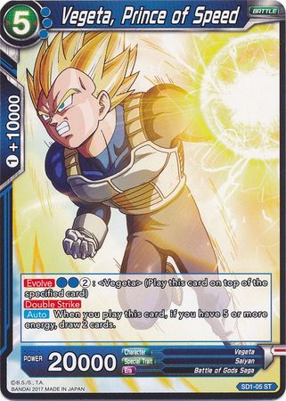 Vegeta, Prince of Speed (Starter Deck - The Awakening) (SD1-05) [Galactic Battle]