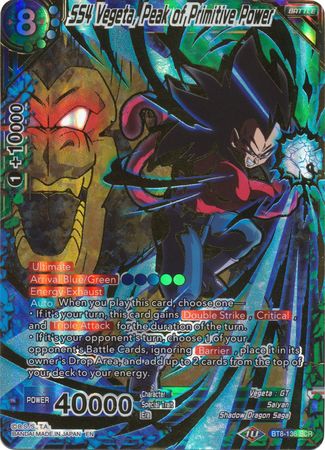 SS4 Vegeta, Peak of Primitive Power (BT8-136) [Malicious Machinations]