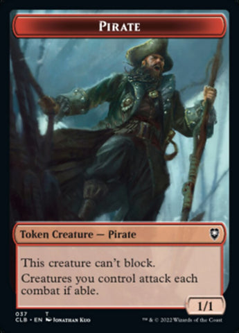 Pirate // Goblin Double-sided Token [Commander Legends: Battle for Baldur's Gate Tokens]