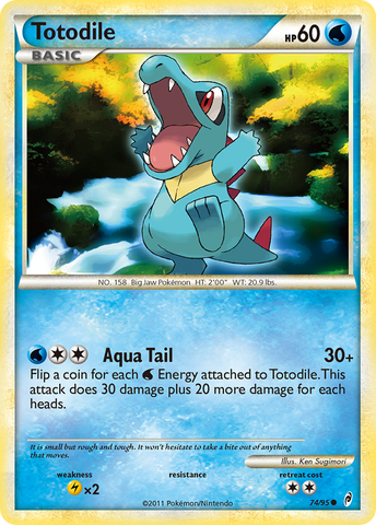 Totodile (74/95) [HeartGold & SoulSilver: Call of Legends]