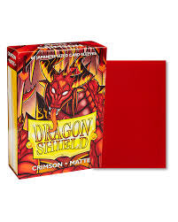 Dragon Shield Japanese Size - Crimson