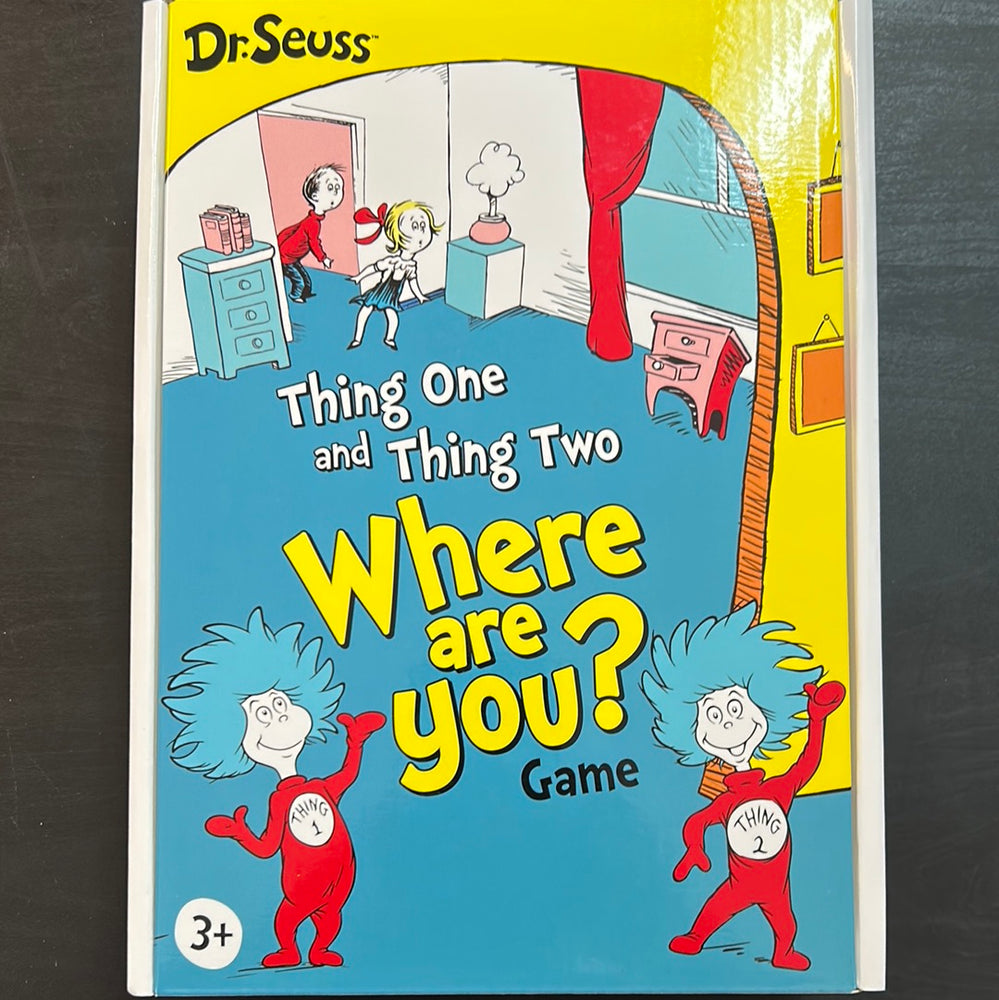 Dr Seuss Thing One and Thing Two Where Are You? Game