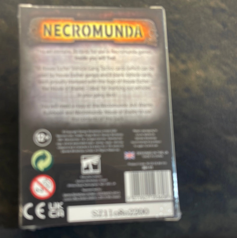 Necromunda - Esher Vehicle Game Tactics Cards