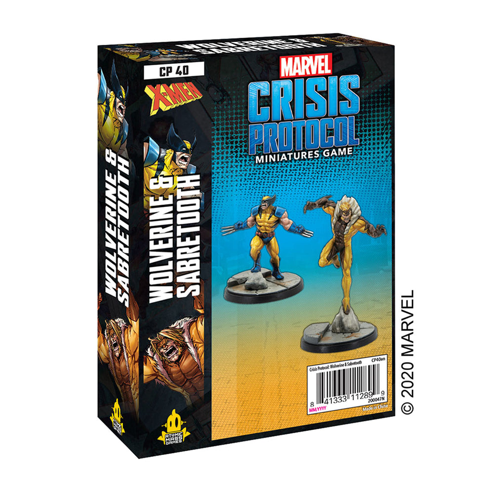 Marvel Crisis Protocol Wolverine and Sabertooth
