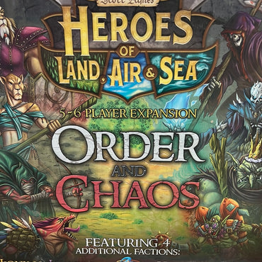 Heroes of Land Air and Sea - 5-6 player expansion Order and Chaos