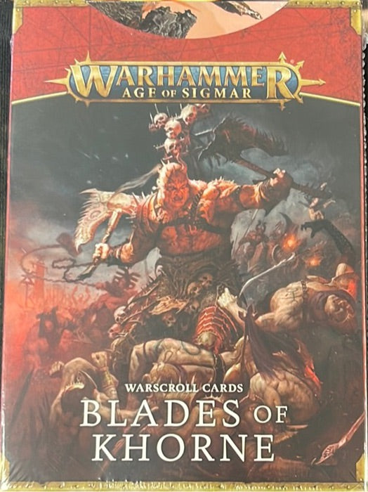 WarScroll Cards Blades Of Khorne