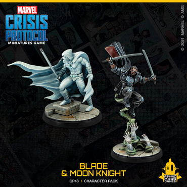 Marvel Crisis Protocol Blade and Moon Knight