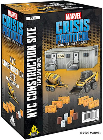 Marvel Crisis Protocol NYC Construction Site Terrain Pack