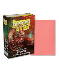 Dragon Shield Japanese Size - Peach