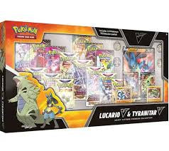 Pokemon TCG Lucario V & Tyranitar V Heavy Hitters Premium Collection Brands authentic New