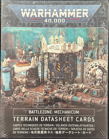 Battlezone Mechanicum Terrain Datasheet Cards