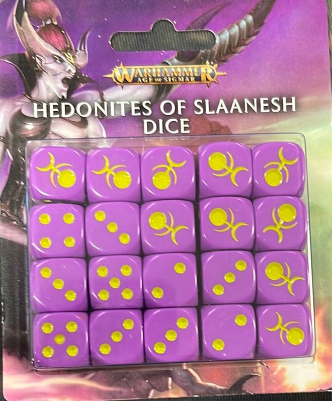 Hedonites Of Slaanesh Dice