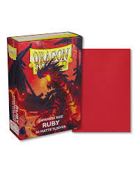 Dragon Shield Japanese Size - Ruby