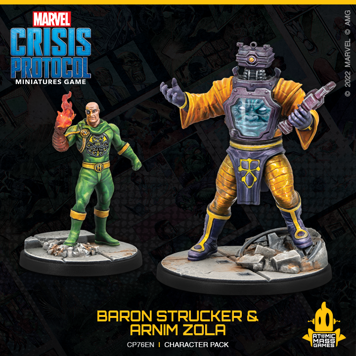 Marvel Crisis Protocol Baron Strucker and Arnim Zola