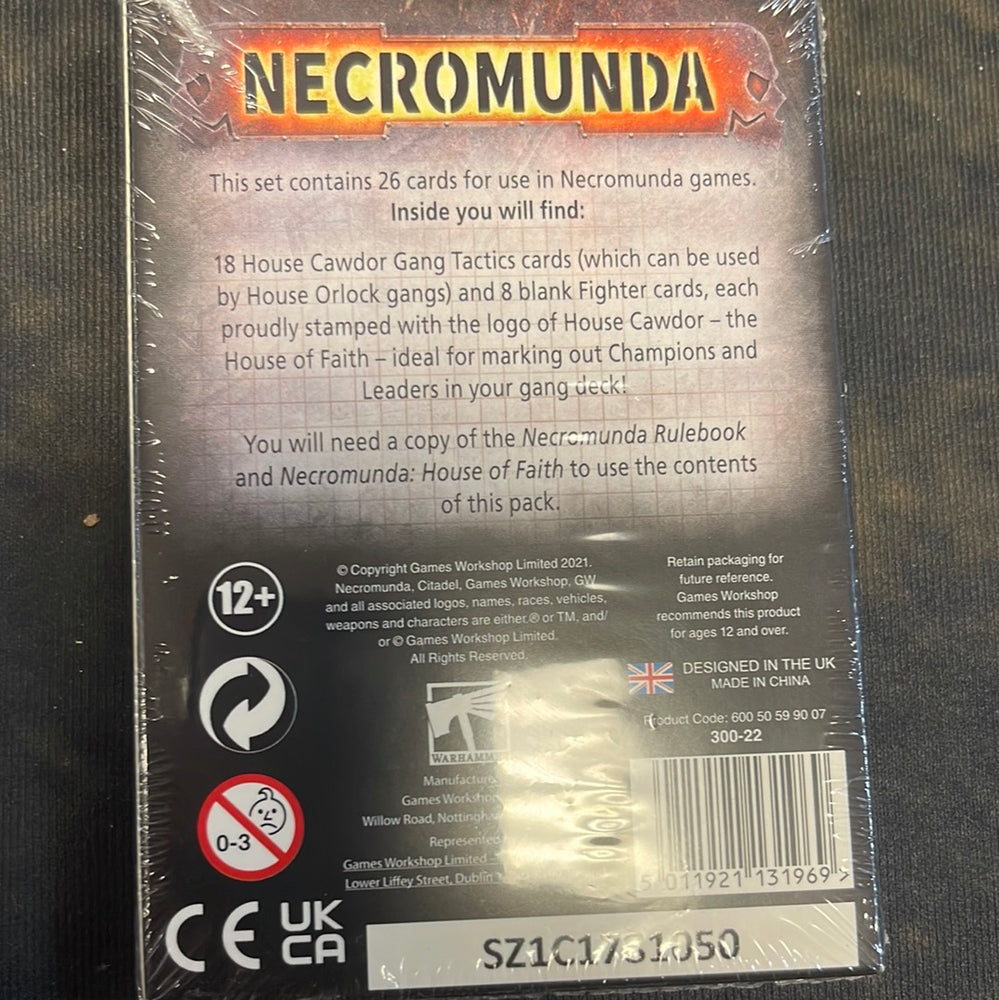 Necromunda - Cawdor Gang Tactics Cards