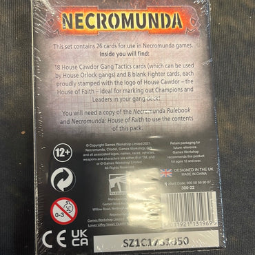 Necromunda - Cawdor Gang Tactics Cards